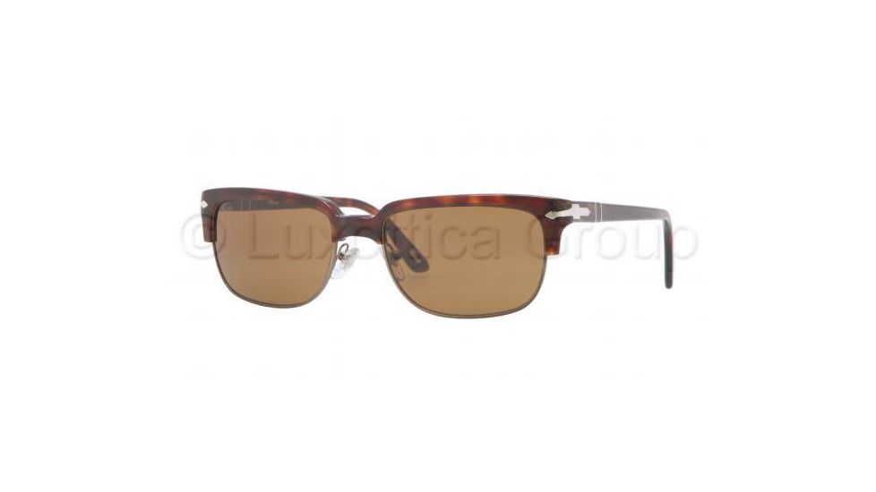 Persol PO3043S Bifocal Prescription Sunglasses PO3043S-24-33-5418 - Lens Diameter 54 mm, Frame Color Havana