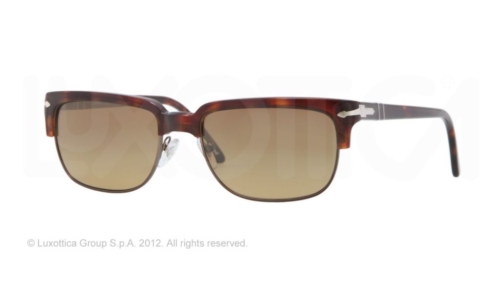 Persol PO3043S Bifocal Prescription Sunglasses PO3043S-24-81-54 - Lens Diameter 54 mm, Lens Diameter 54 mm, Frame Color Havana