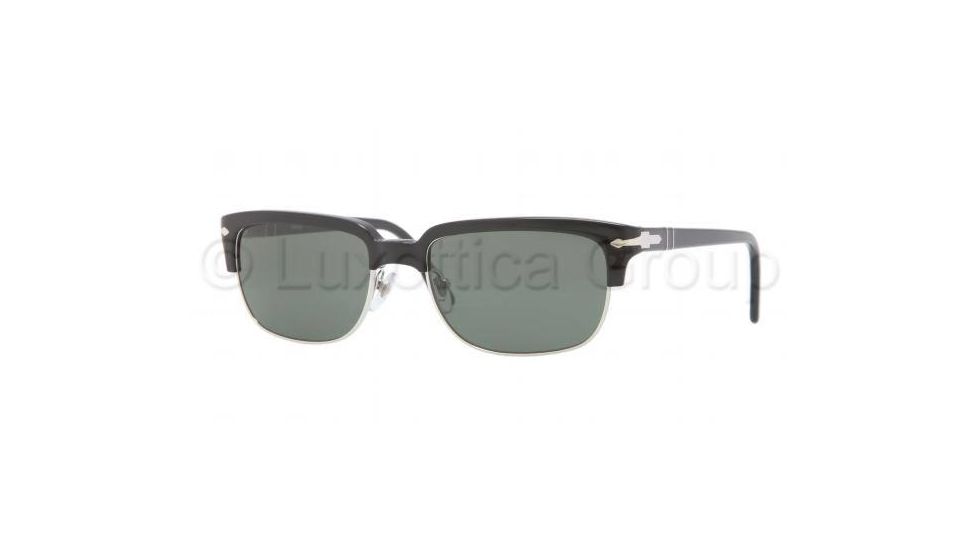 Persol PO3043S Bifocal Prescription Sunglasses PO3043S-95-31-5418 - Lens Diameter 54 mm, Frame Color Black