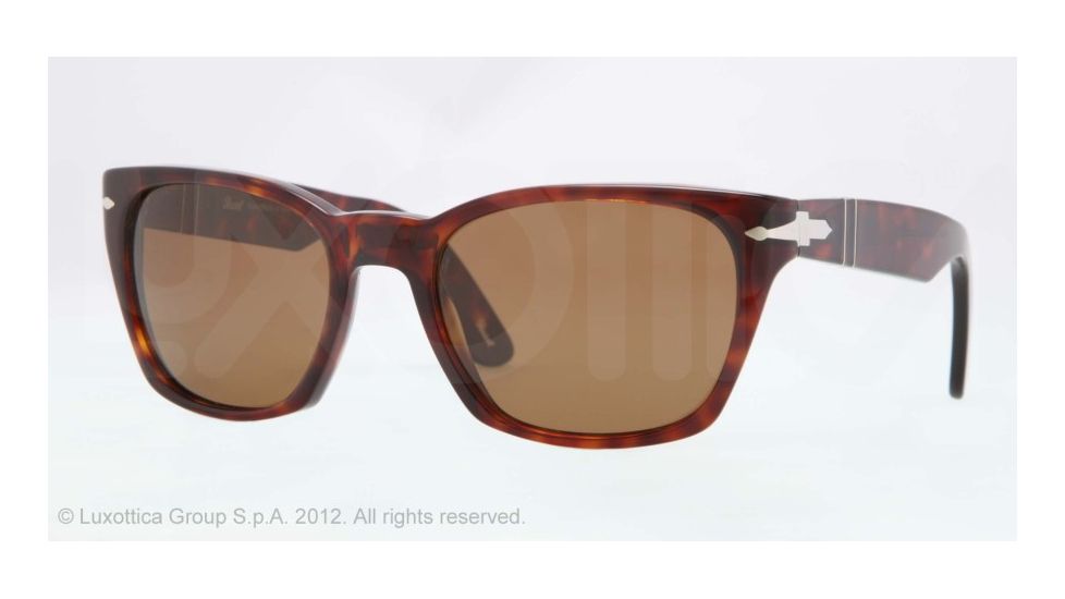 Persol PO3058S Progressive Prescription Sunglasses PO3058S-24-57-55 - Lens Diameter 55 mm, Frame Color Havana