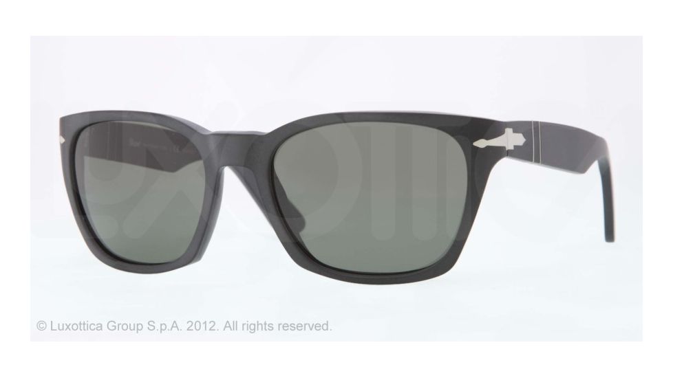 Persol PO3058S Progressive Prescription Sunglasses PO3058S-900058-55 - Lens Diameter 55 mm, Frame Color Black