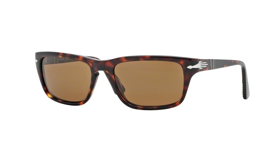 Persol PO3074S Progressive Prescription Sunglasses PO3074S-24-57-55 - Lens Diameter 55 mm, Frame Color Havana