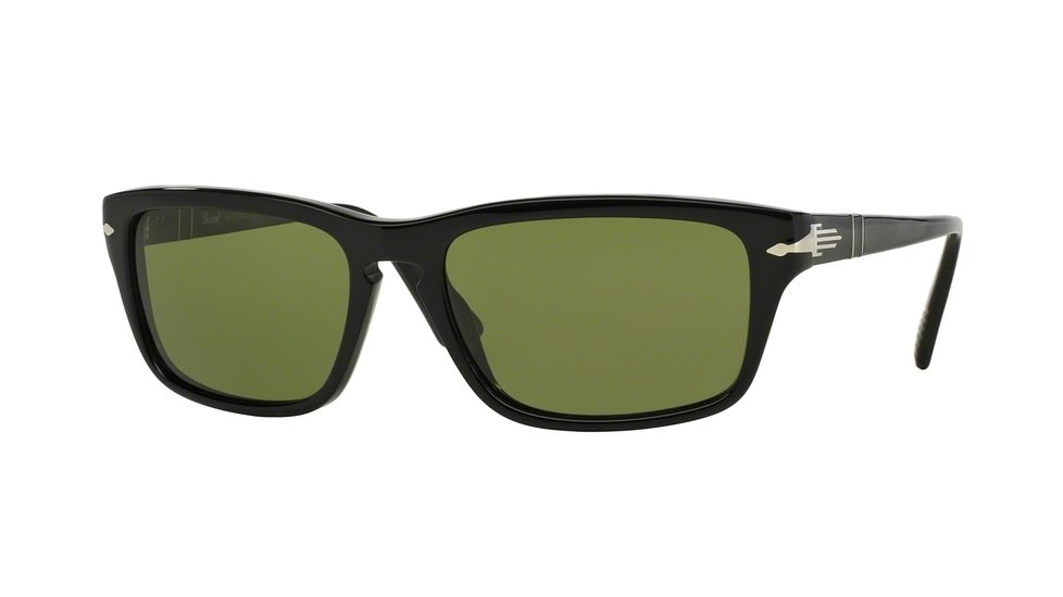 Persol PO3074S Progressive Prescription Sunglasses PO3074S-95-P1-55 - Lens Diameter 55 mm, Frame Color Black