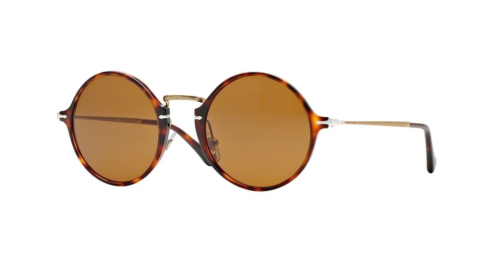 Persol PO3091SM Progressive Prescription Sunglasses PO3091SM-24-33-49 - Lens Diameter 49 mm, Frame Color Havana
