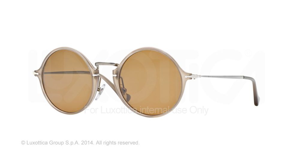 Persol PO3091SM Progressive Prescription Sunglasses PO3091SM-952-57-49 - Lens Diameter 49 mm, Frame Color Beige