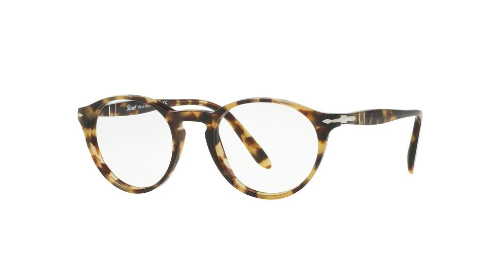 Persol PO3092V Progressive Prescription Eyeglasses 1056-50 - Brown/beige Tortoise Frame