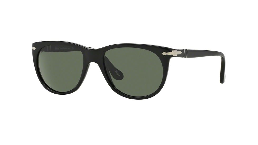 Persol PO3097S Progressive Prescription Sunglasses PO3097S-95-31-51 - Lens Diameter 51 mm, Frame Color Black