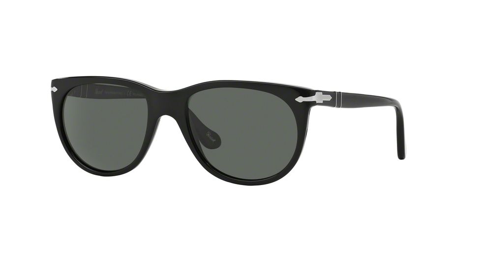 Persol PO3097S Progressive Prescription Sunglasses PO3097S-95-58-51 - Lens Diameter 51 mm, Frame Color Black