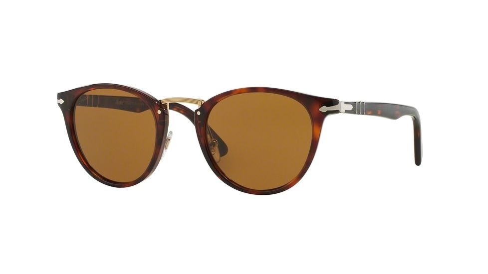 Persol PO3108S Bifocal Prescription Sunglasses PO3108S-24-33-49 - Lens Diameter 49 mm, Frame Color Havana
