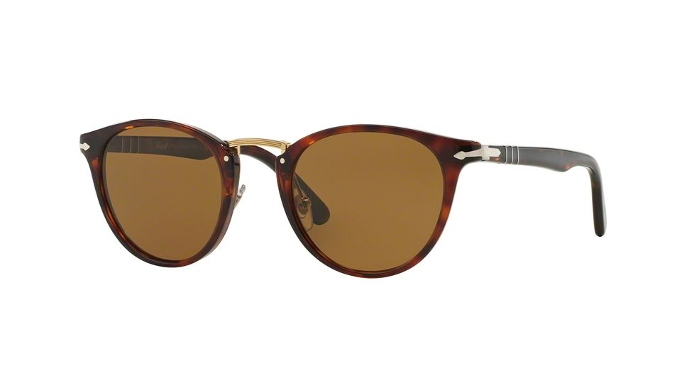 Persol PO3108S Bifocal Prescription Sunglasses PO3108S-24-57-49 - Lens Diameter 49 mm, Frame Color Havana