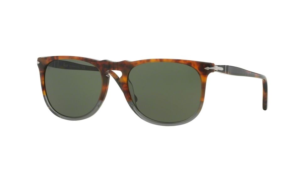 Persol PO3113S Progressive Prescription Sunglasses PO3113S-102331-54 - Lens Diameter 54 mm, Frame Color Fuoco E Ardesia