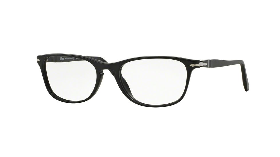 Persol PO3116V Progressive Prescription Eyeglasses 9000-52 - Black Frame