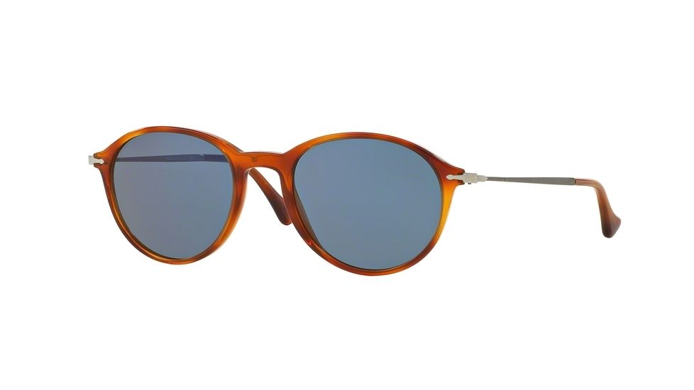 Persol PO3125S Bifocal Prescription Sunglasses PO3125S-96-56-49 - Lens Diameter 49 mm, Frame Color Light Havana