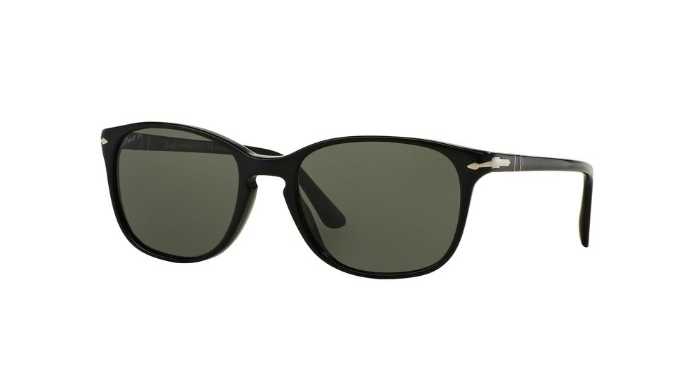 Persol PO3133S Progressive Prescription Sunglasses PO3133S-901458-52 - Lens Diameter 52 mm, Frame Color Black