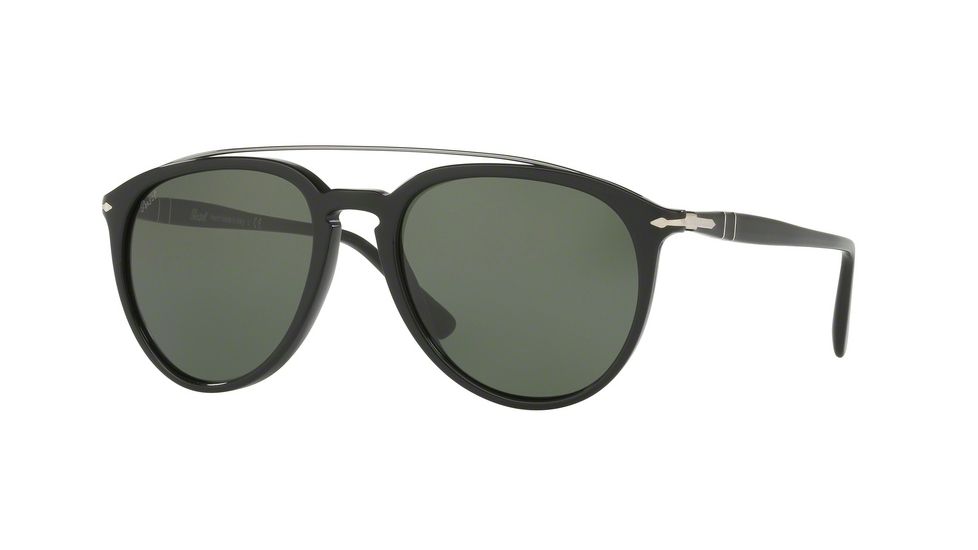 Persol PO3159S Bifocal Prescription Sunglasses PO3159S-901431-55 - Lens Diameter 55 mm, Frame Color Black