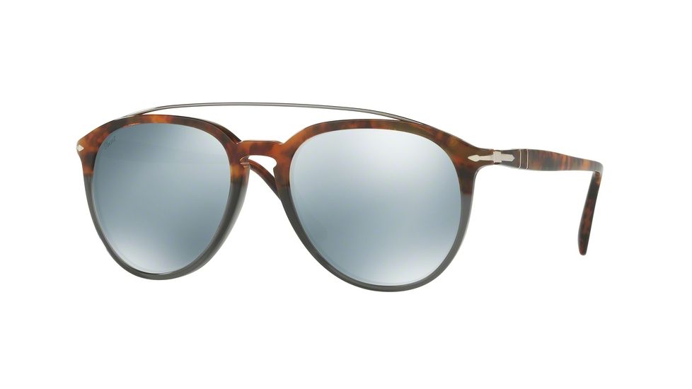 Persol PO3159S Bifocal Prescription Sunglasses PO3159S-904430-55 - Lens Diameter 55 mm, Frame Color Fuoco E Ardesia