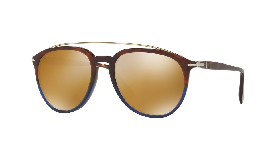 Persol PO3159S Bifocal Prescription Sunglasses PO3159S-9045W4-55 - Lens Diameter 55 mm, Frame Color Terra E Oceano