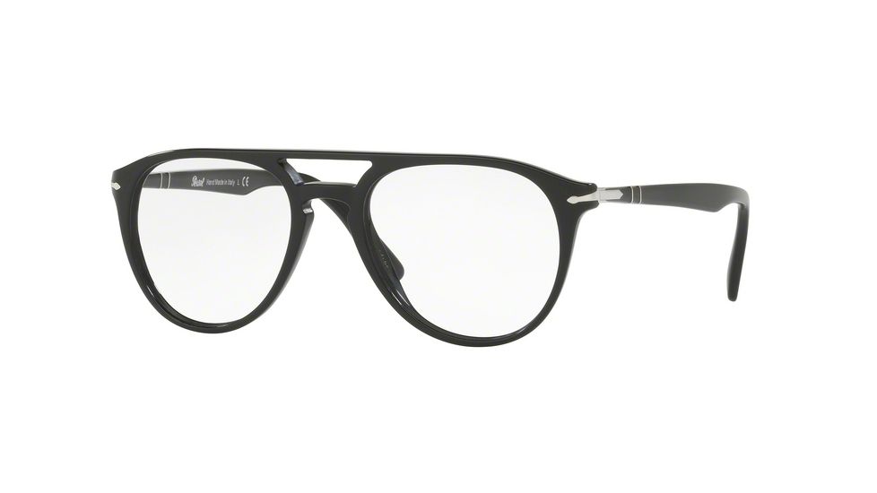 Persol PO3160V Bifocal Prescription Eyeglasses 9014-50 - Black Frame