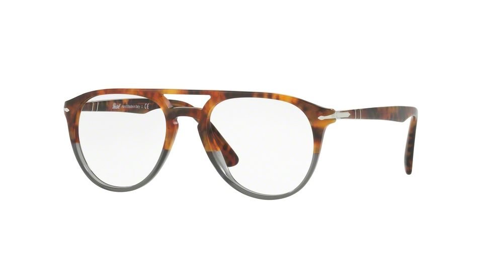 Persol PO3160V Bifocal Prescription Eyeglasses 9044-50 - Fuoco E Ardesia Frame