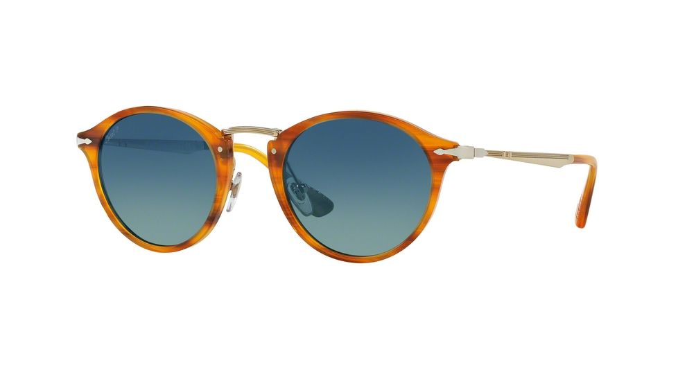 Persol PO3166S Sunglasses 960/S3-49 - Striped Brown Frame