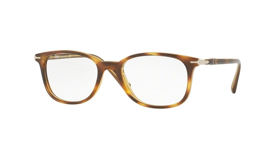 Persol PO3183V Progressive Prescription Eyeglasses 1043-52 - Havana Frame