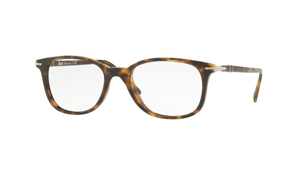 Persol PO3183V Progressive Prescription Eyeglasses 1054-52 - Dark Havana Frame