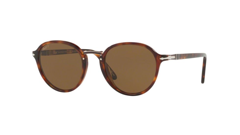 Persol PO3184S Bifocal Prescription Sunglasses PO3184S-24-57-49 - Lens Diameter 49 mm, Frame Color Havana