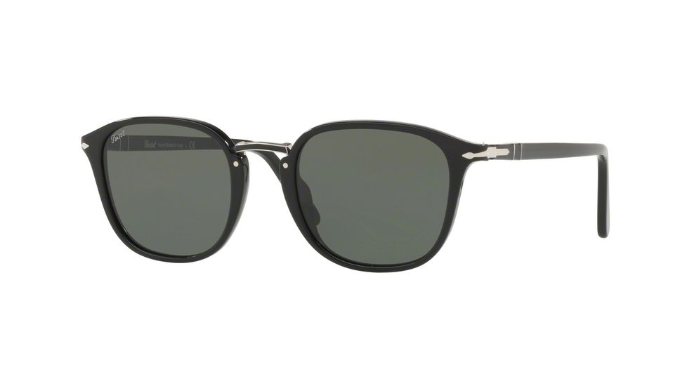 Persol PO3186S Progressive Prescription Sunglasses, 51mm, Black, PO3186S-95-31-51-PRO