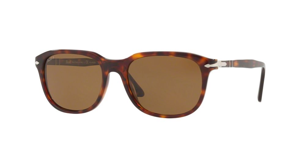 Persol PO3191S Progressive Prescription Sunglasses PO3191S-24-57-55 - Lens Diameter 55 mm, Frame Color Havana