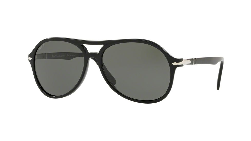 Persol PO3194S Bifocal Prescription Sunglasses, 59mm, Black, PO3194S-104158-59-BI