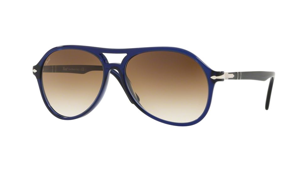 Persol PO3194S Bifocal Prescription Sunglasses, 59mm, Blue, PO3194S-107451-59-BI