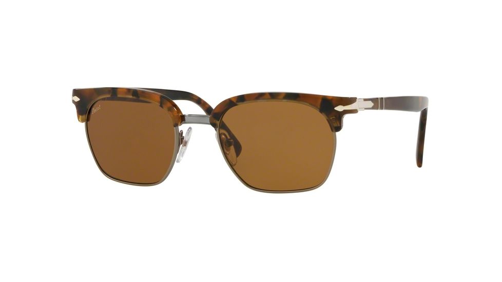 Persol PO3199S Prescription Sunglasses PO3199S-107333-53 - Lens Diameter 53 mm, Frame Color Tortoise Dark Brown