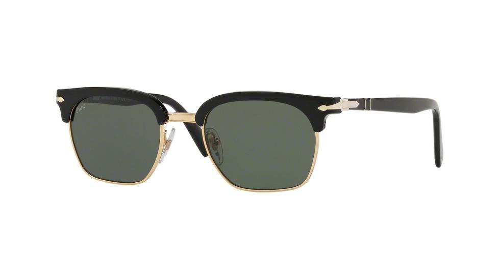 Persol PO3199S Prescription Sunglasses PO3199S-95-31-53 - Lens Diameter 53 mm, Frame Color Black