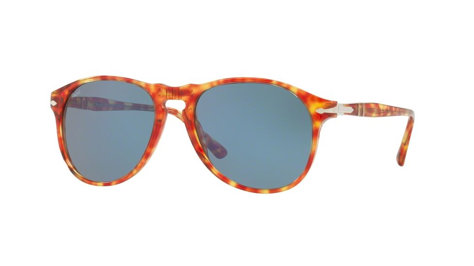 Persol PO6649S Bifocal Prescription Sunglasses PO6649S-106056-55 - Lens Diameter 55 mm, Frame Color Red Tortoise