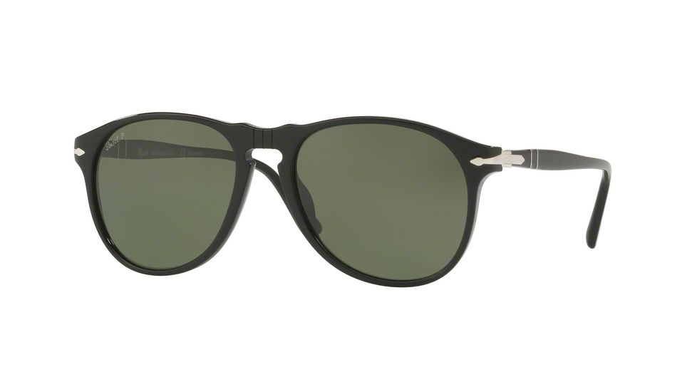 Persol PO6649S Bifocal Prescription Sunglasses PO6649S-95-58-55 - Lens Diameter 55 mm, Frame Color Black