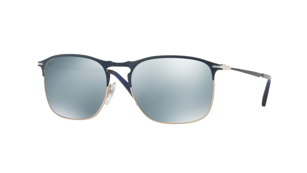 Persol PO7359S Bifocal Prescription Sunglasses PO7359S-107330-58 - Lens Diameter 58 mm, Frame Color Blue/bronze