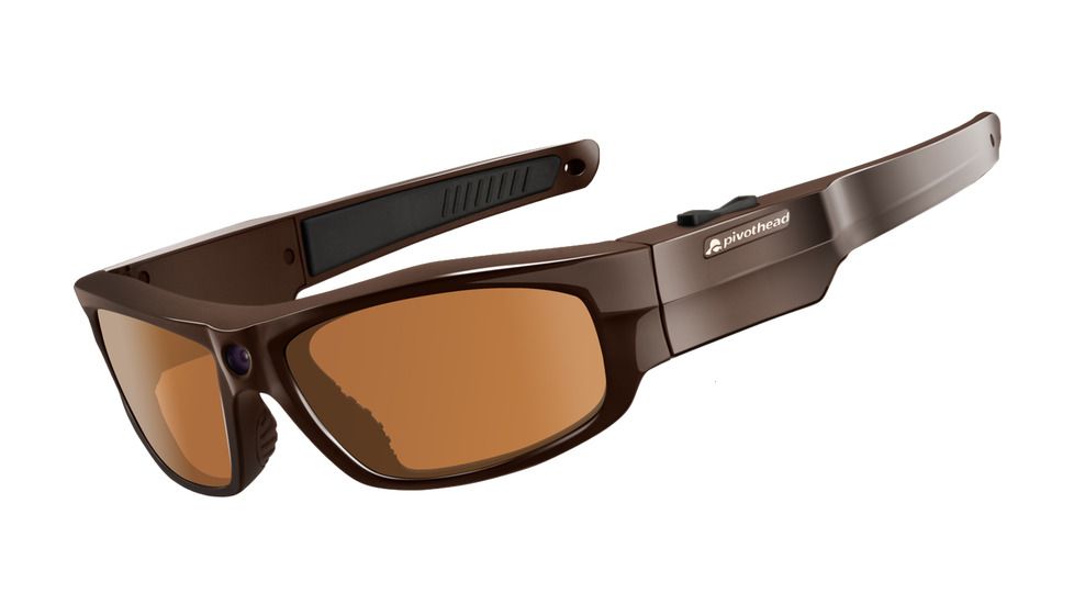 Pivothead Durango 8 Megapixel Digital Sunglasses,Bronze Frame,Amber Lens 1LD2