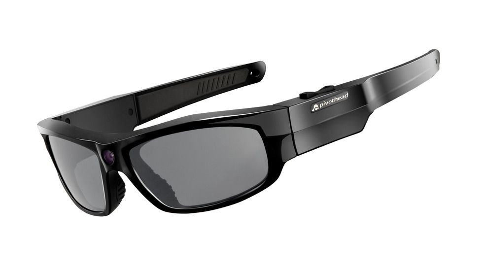 Pivothead Durango 8 Megapixel Digital Sunglasses,Glossy Black Frame,Smoke Grey Lens 1LD3