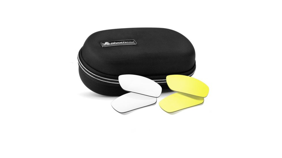 Pivothead Durango Sunglasses Case and Clear/Yellow Lens Accessory Kit 1LDA1