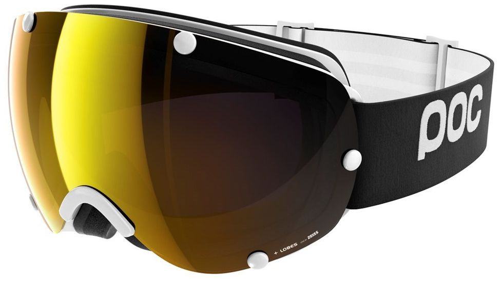 POC Lobes with Contrast Lens-Uranium Black-Yellow