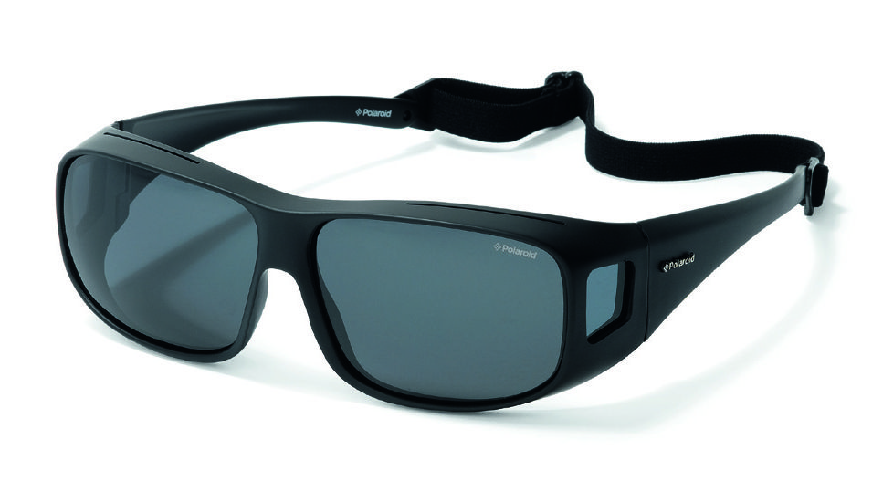 Polaroid Jordan SunCovers - Black, Polarized Grey Lenses PDP8040Z