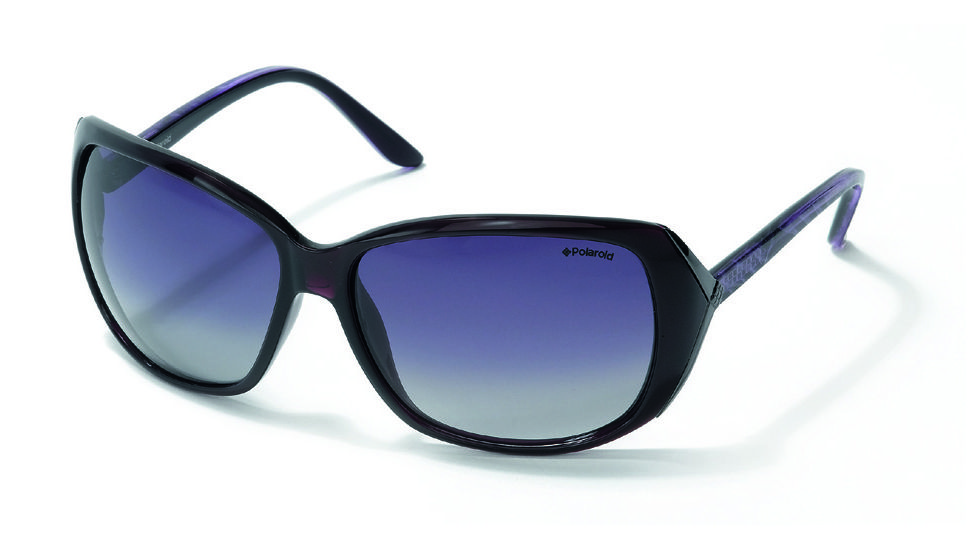 Polaroid Mena Sunglasses - Purple, Polarized Grey Gradient Lenses PDF8104X