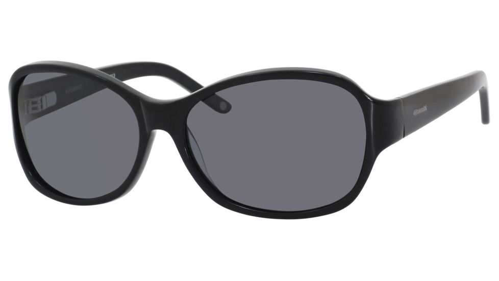 Polaroid U 9360/S Sunglasses U9360S-00CF-1T-5115 - A / Black Frame, Gray Polarized Lenses, Lens Diameter 51mm, Distance Between Lenses 15mm