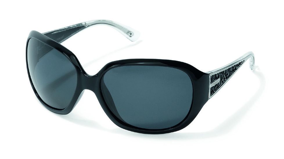 Polaroid Vanessa Sunglasses - Black, Polarized Grey Lenses PDP8105Z