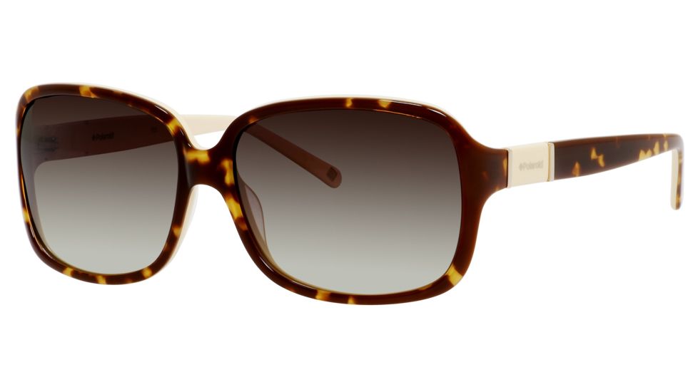 Polaroid X 8403/S Progressive Prescription Sunglasses X8403S-004A-S7-6015 - Lens Diameter 60 mm, Frame Color Light Havana