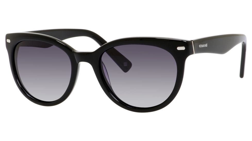 Polaroid X 8408/S Sunglasses X8408S-0KIH-ML-5420 - Black Frame, Gray Gradient Polarized Lenses, Lens Diameter 54mm, Distance Between Lenses 20mm