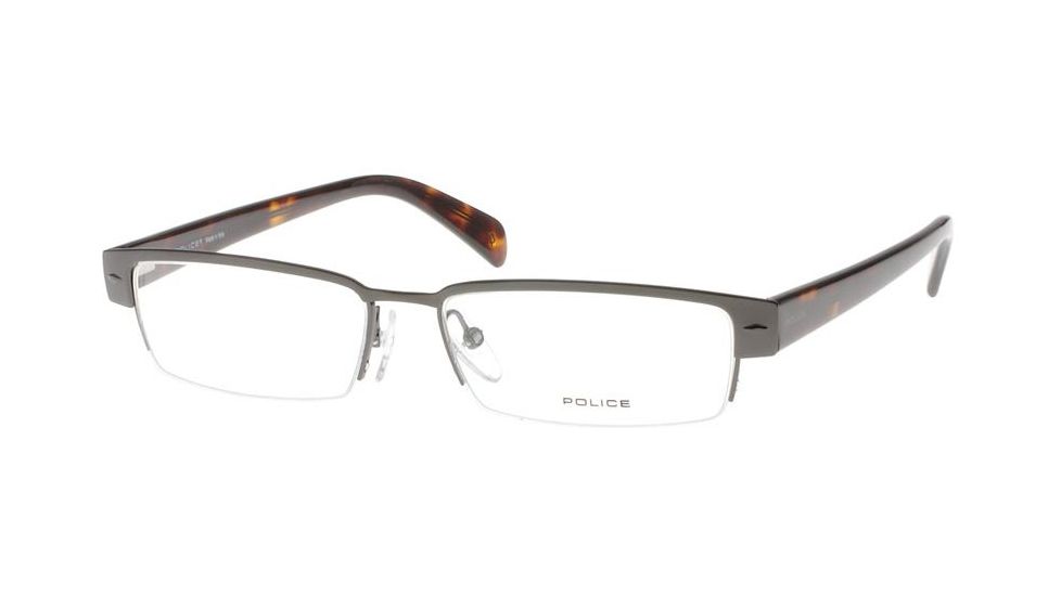 Police 8277 Eyeglasses Frame, Gunmetal Tortoise