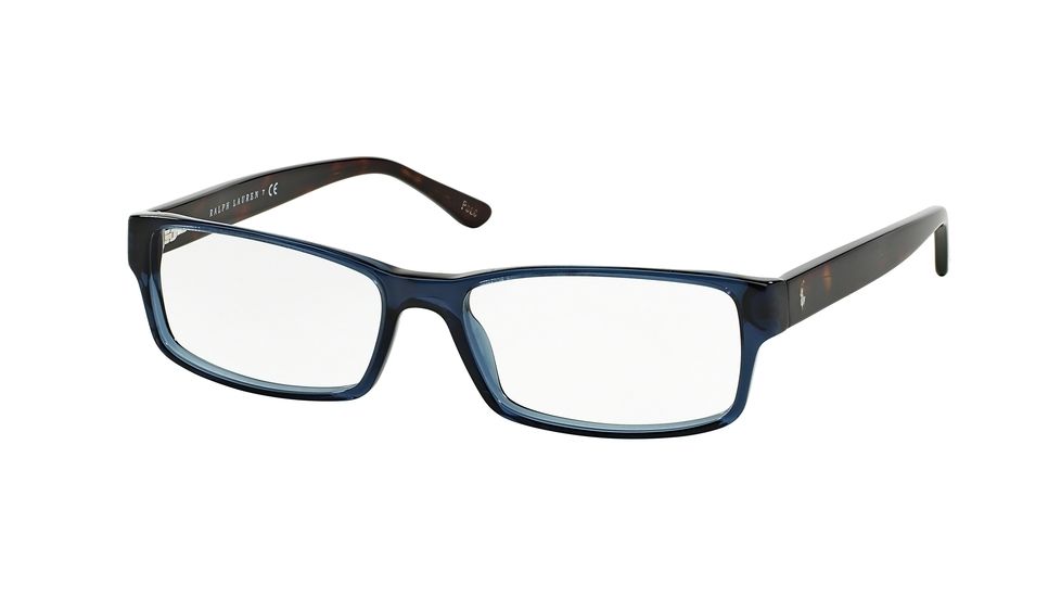 Polo Eyeglasses, 58mm, Blue / Transparent, PH2065-5276-58-SV