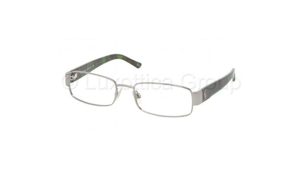 Polo PH 1069 Eyeglasses Styles Gunmetal Frame w/Non-Rx 53 mm Diameter Lenses, 9002-5318
