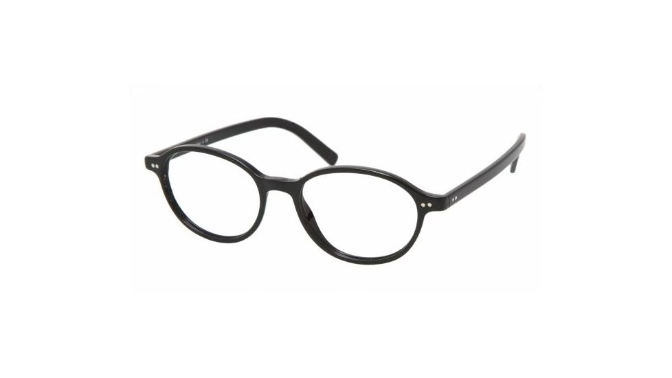 Polo PH 2052 Eyeglasses Styles Shiny Black Frame w/Non-Rx 48 mm Diameter Lenses, 5001-4817